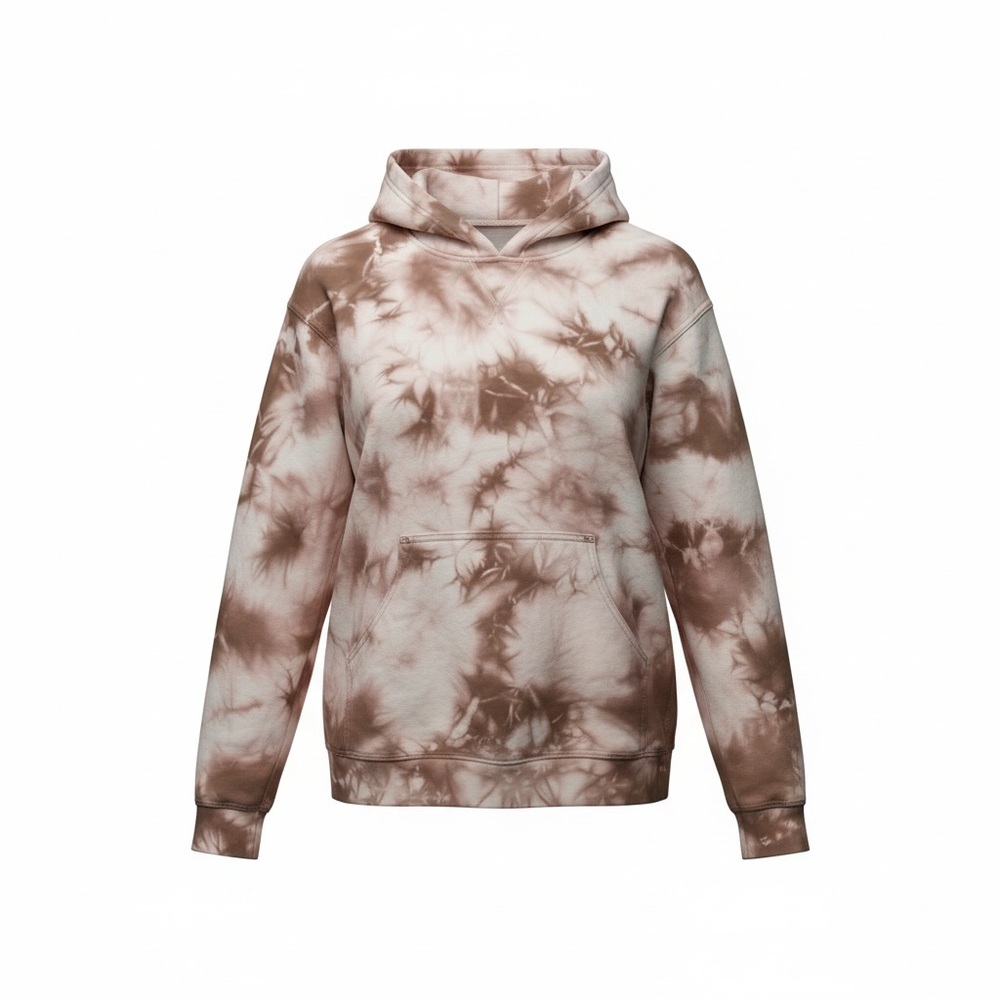 Lululemon All Yours Hoodie Earth Dye Clay Limited Release Brown Tie Dye EUC Sz 4